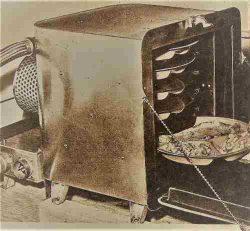 Imagen de la primera freidora de aire sin aceite Air fryer o freidora eléctrica